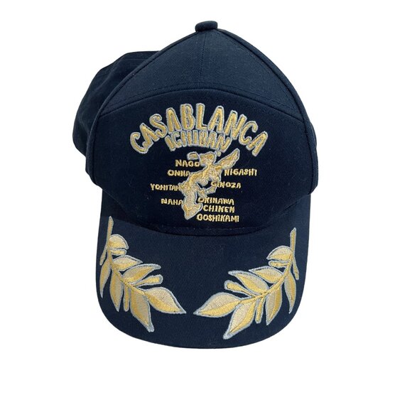 Casablanca Ichiban Embroidered Trucker Hat in Blue - Picture 1 of 6
